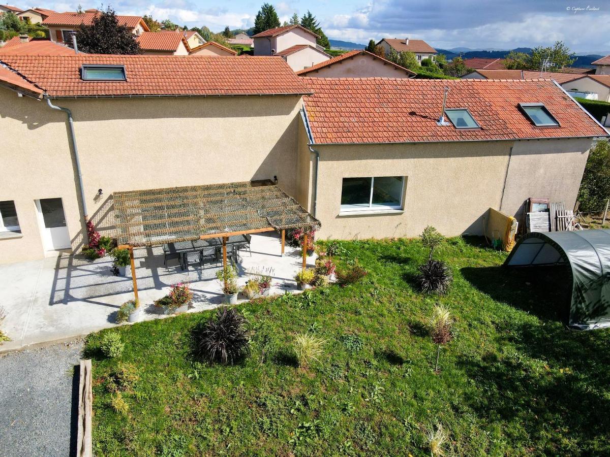 Villa Elegante A Panissieres Avec Piscine Privee Bagian luar foto